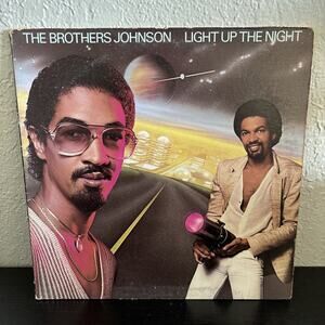 1980 Vintage The Brothers Johnson Light Up The Night LP ‎12” Vinyl Record Album